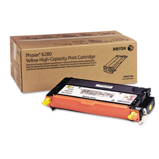 Picture of 106R01394 High-Yield Toner, 5,900 Page-Yield, Yellow