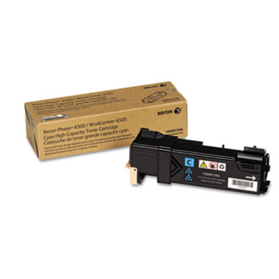 Picture of 106R01594 High-Yield Toner, 2,500 Page-Yield, Cyan