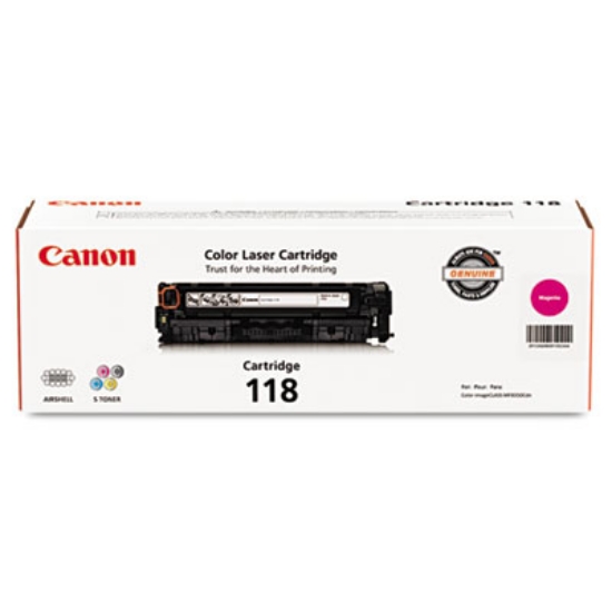 Picture of 2660B001 (118) Toner, 2,900 Page-Yield, Magenta