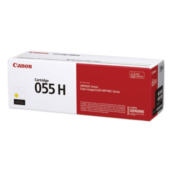 Picture of 3019C001 (055H) High-Yield Toner, 5,900 Page-Yield, Yellow