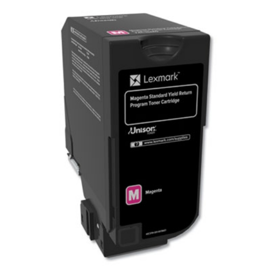 Picture of 74C1SM0 Return Program Unison Toner, 7,000 Page-Yield, Magenta