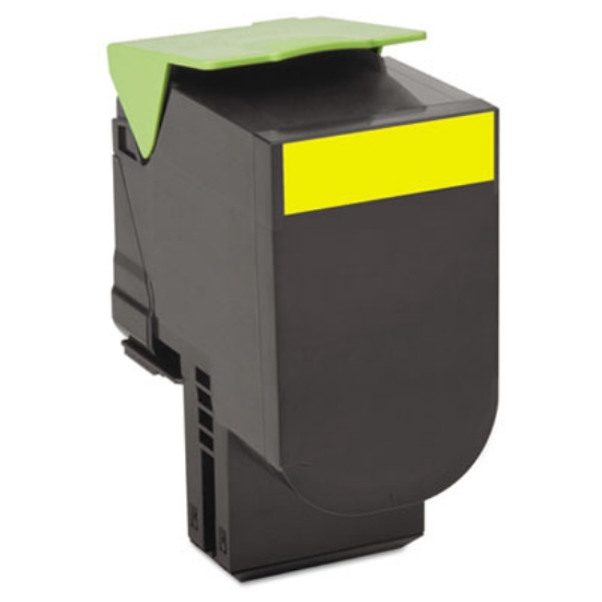 Picture of 80C10Y0 Return Program Toner, 1,000 Page-Yield, Yellow