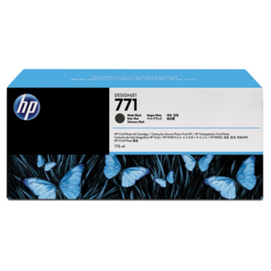 Picture of HP 771, (B6Y39A) 3-Pack Matte Black Original Ink Cartridges