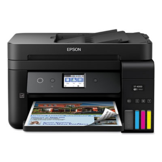 Picture of WorkForce ST-4000 EcoTank® Color MFP Supertank Printer, Copy/Fax/Print/Scan