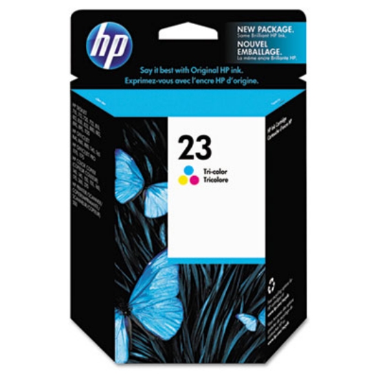 Picture of HP 23, (C1823D) Tri-Color Original Ink Cartridge