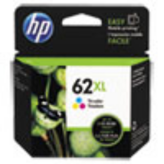 Picture of HP 62XL, (C2P07AN) High-Yield Tri-Color Original Ink Cartridge