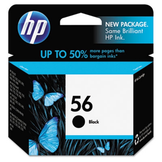 Picture of HP 56, (C6656AN) Black Original Ink Cartridge