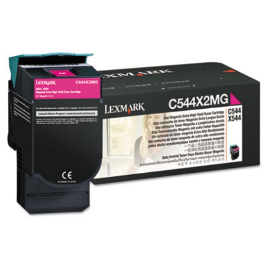 Picture of C544X2MG Extra High-Yield Toner, 4,000 Page-Yield, Magenta