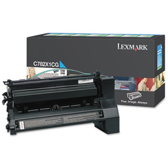 Picture of C782X1CG Extra High-Yield Toner, 15,000 Page-Yield, Cyan