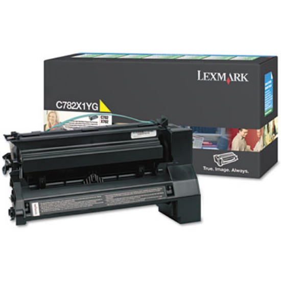 Picture of C782X1YG Extra High-Yield Toner, 15,000 Page-Yield, Yellow