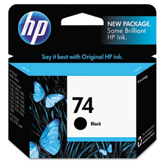 Picture of HP 74, (CB335WN) Black Original Ink Cartridge