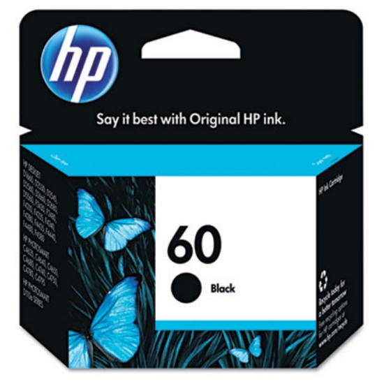 Picture of HP 60, (CC640WN) Black Original Ink Cartridge