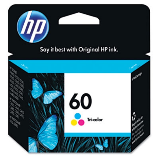 Picture of HP 60, (CC643WN) Tri-Color Original Ink Cartridge