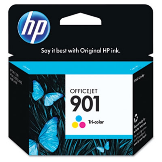 Picture of HP 901, (CC656AN) Tri-Color Original Ink Cartridge