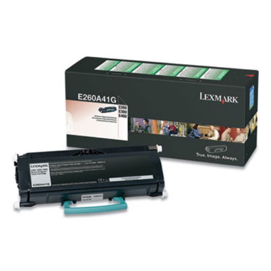 Picture of E260A41G Return Program Toner, 3,500 Page-Yield, Black