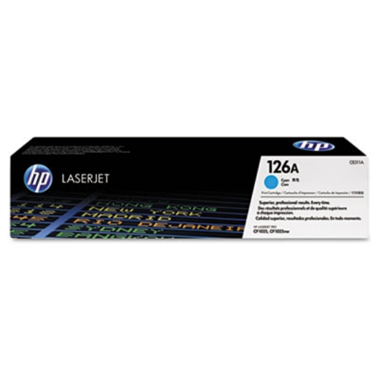 Picture of HP 126A, (CE311A) Cyan Original LaserJet Toner Cartridge