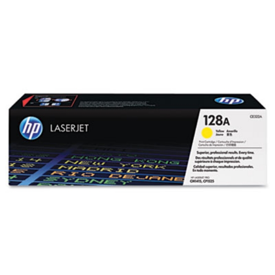 Picture of HP 128A, (CE322A) Yellow Original LaserJet Toner Cartridge