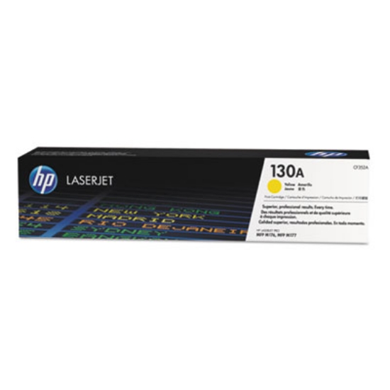 Picture of HP 130A, (CF352A) Yellow Original LaserJet Toner Cartridge