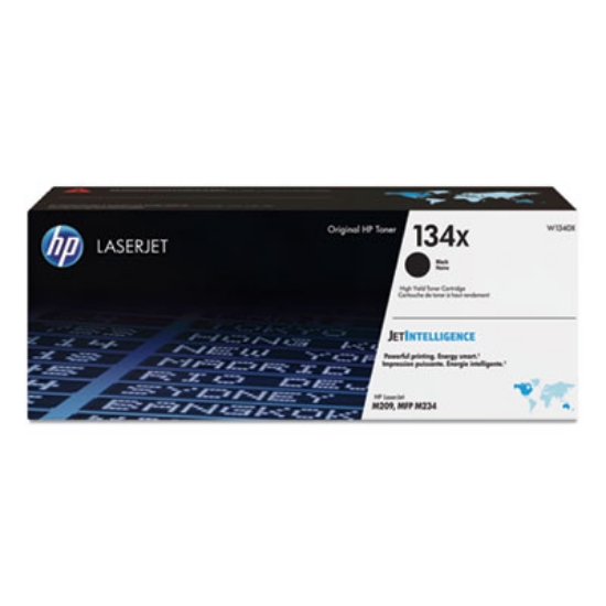 Picture of HP 134X (W1340X) High-Yield Black Original Laser Toner Cartridge