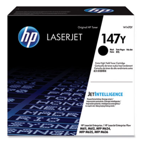 Picture of HP 147Y, (W1470Y-G) Extra High-Yield Black Original Laser Toner Cartridge for US Government