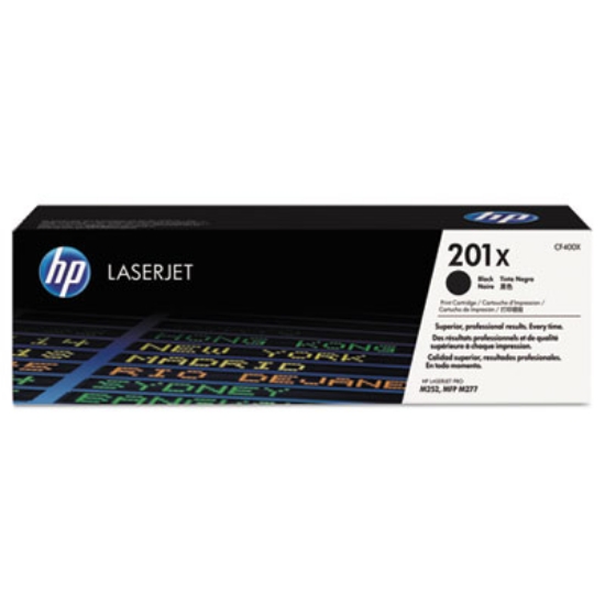 Picture of HP 201X, (CF400X) High-Yield Black Original LaserJet Toner Cartridge