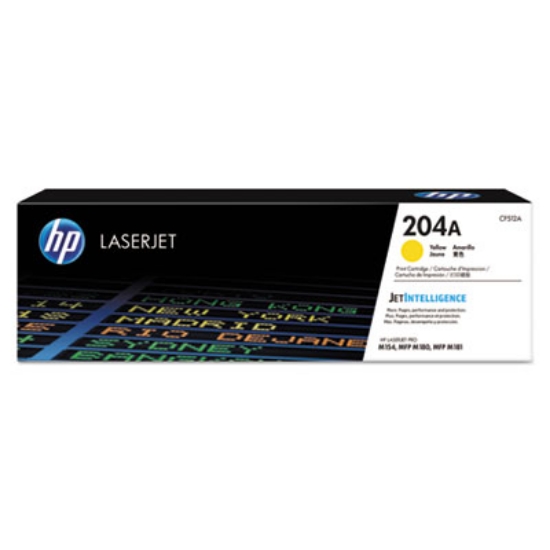 Picture of HP 204A, (CF512A) Yellow Original LaserJet Toner Cartridge