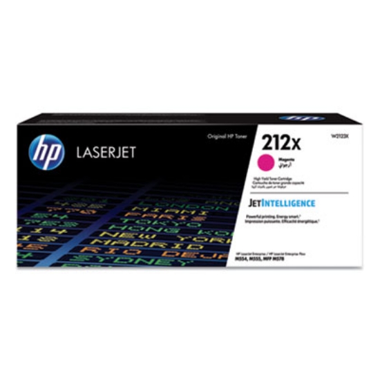 Picture of HP 212X, (W2123X) High-Yield Magenta Original LaserJet Toner Cartridge