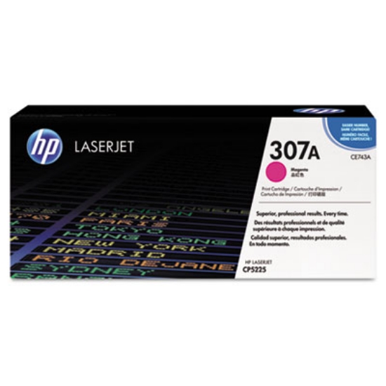 Picture of HP 307A, (CE743A) Magenta Original LaserJet Toner Cartridge