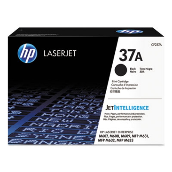 Picture of HP 37A, (CF237A) Black Original LaserJet Toner Cartridge