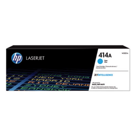 Picture of HP 414A, (W2021A) Cyan Original LaserJet Toner Cartridge