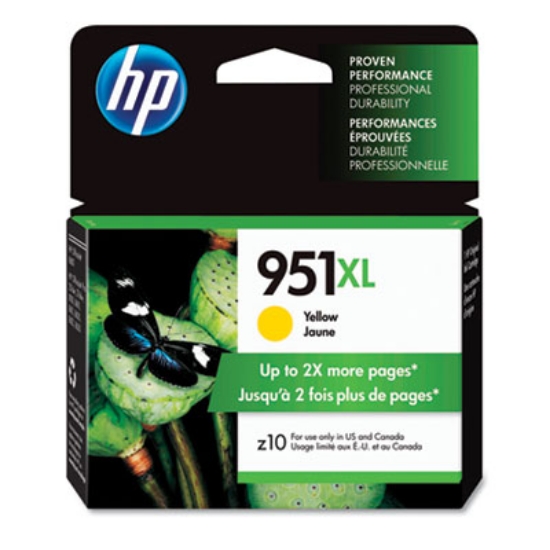 Picture of HP 951XL, (CN048AN) High-Yield Yellow Original Ink Cartridge