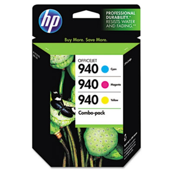 Picture of HP 940, (CN065FN) 3-Pack Cyan/Magenta/Yellow Original Ink Cartridges