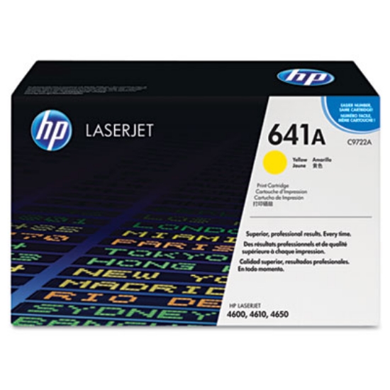 Picture of HP 641A, (C9722A) Yellow Original LaserJet Toner Cartridge