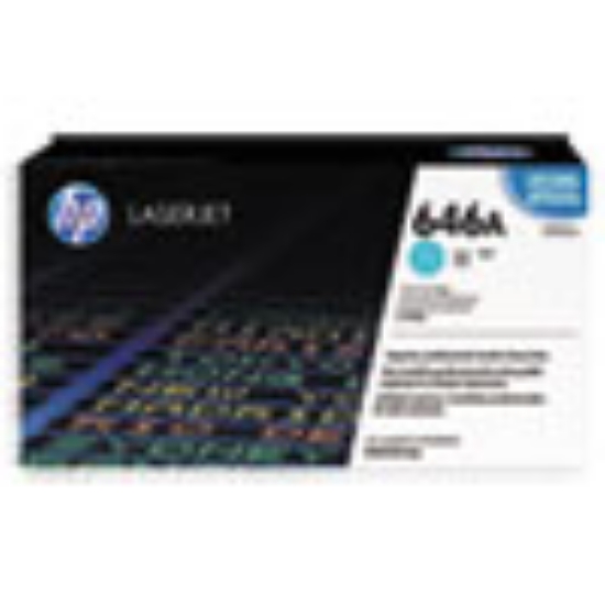 Picture of HP 646A, (CF031A) Cyan Original LaserJet Toner Cartridge