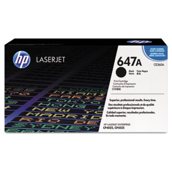 Picture of HP 647A, (CE260A-G) Black Original LaserJet Toner Cartridge for US Government