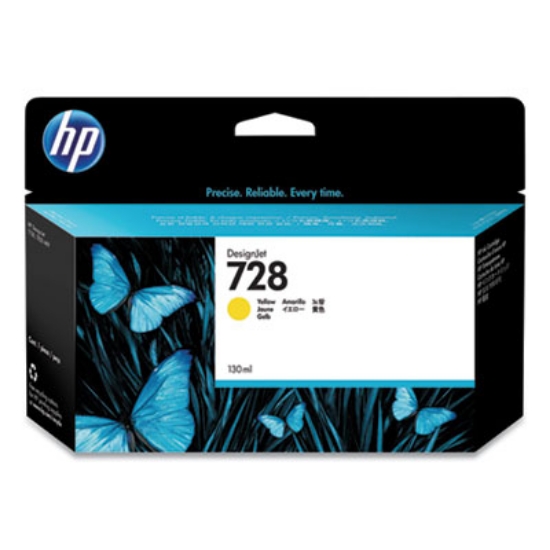 Picture of HP 728, (F9J65A) Yellow Original Ink Cartridge