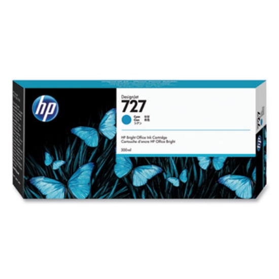 Picture of HP 727, (F9J76A) Cyan Original Ink Cartridge