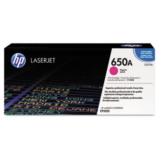 Picture of HP 650A, (CE273A) Magenta Original LaserJet Toner Cartridge