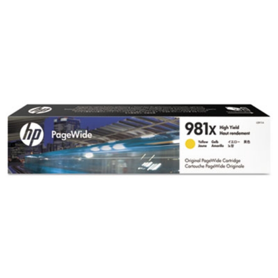 Picture of HP 981X, (L0R11A) High-Yield Yellow Original PageWide Cartridge