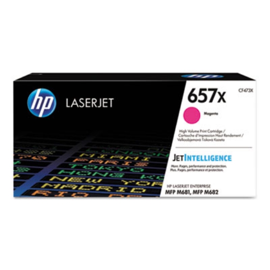 Picture of HP 657X, (CF473X) High-Yield Magenta Original LaserJet Toner Cartridge