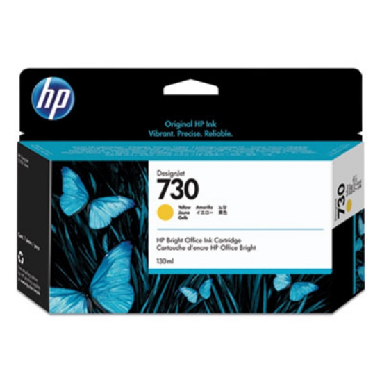 Picture of HP 730, (P2V64A) Yellow Original Ink Cartridge