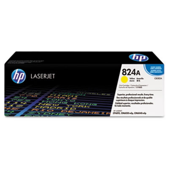 Picture of HP 824A, (CB382A) Yellow Original LaserJet Toner Cartridge