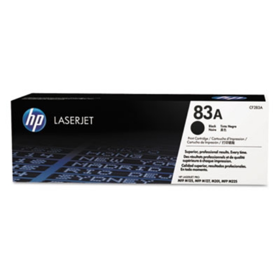 Picture of HP 83A, (CF283A) Black Original LaserJet Toner Cartridge