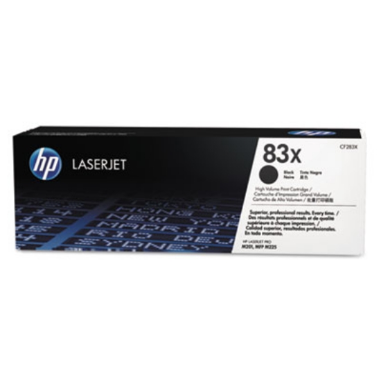 Picture of HP 83X, (CF283X) High-Yield Black Original LaserJet Toner Cartridge