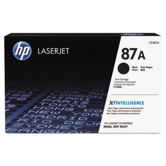 Picture of HP 87A, (CF287A) Black Original LaserJet Toner Cartridge