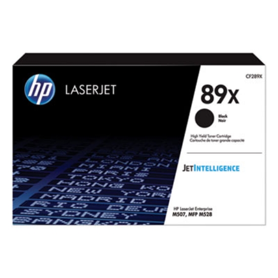 Picture of HP 89X, (CF289X) High-Yield Black Original LaserJet Toner Cartridge