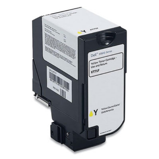 Picture of KT71F Toner, 6,000 Page-Yield, Yellow