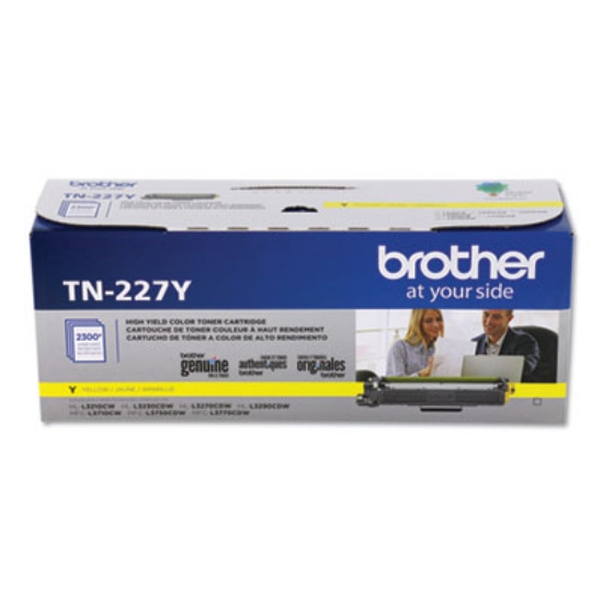 Picture of TN227Y High-Yield Toner, 2,300 Page-Yield, Yellow