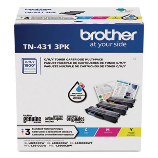 Picture of TN4313PK Toner, 1,800 Page-Yield, Cyan/Magenta/Yellow