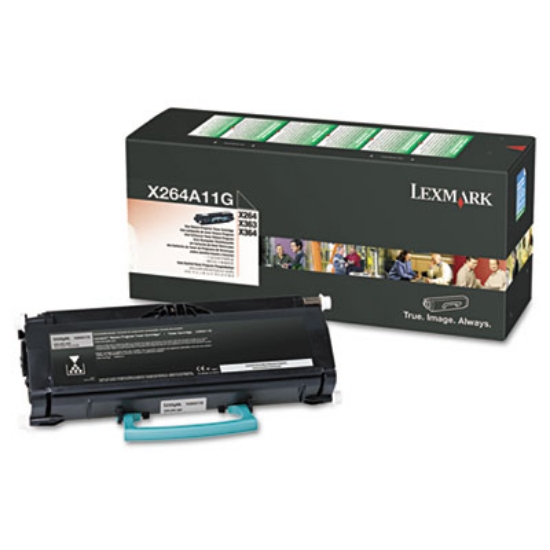 Picture of X264A11G Return Program Toner, 3,500 Page-Yield, Black